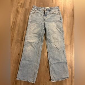 Abercrombie & Fitch 90s relaxed high rise-Straight Leg Jeans- curve love